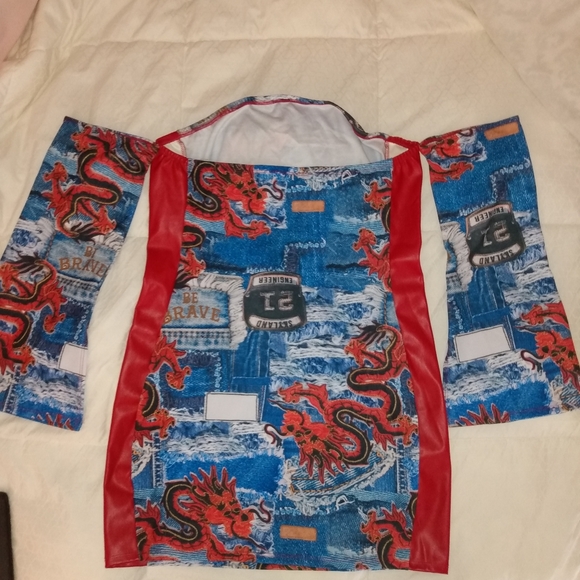 NWT 🔥 Fashion Nova Hydra Fly Mini Dress Women's Plus Size 2X - Picture 5 of 7